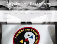 Tablet Screenshot of doryokuryu.com